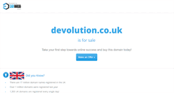 Desktop Screenshot of devolution.co.uk